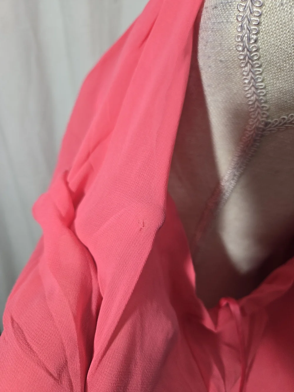 Monograph Pink Halter Blouse Size XL